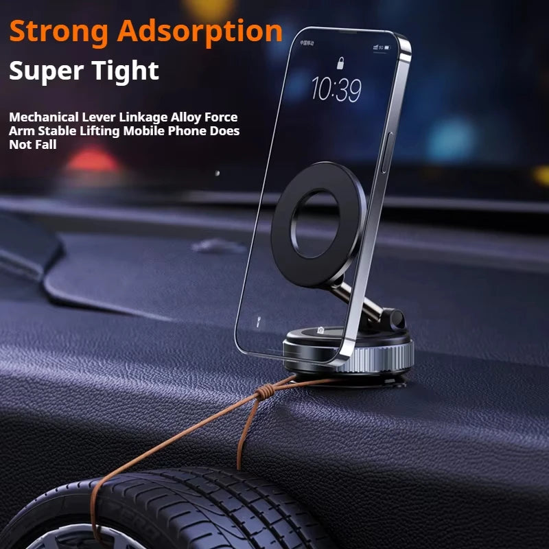 MagSafe Car Phone Holder – 360° Rotatable & Foldable