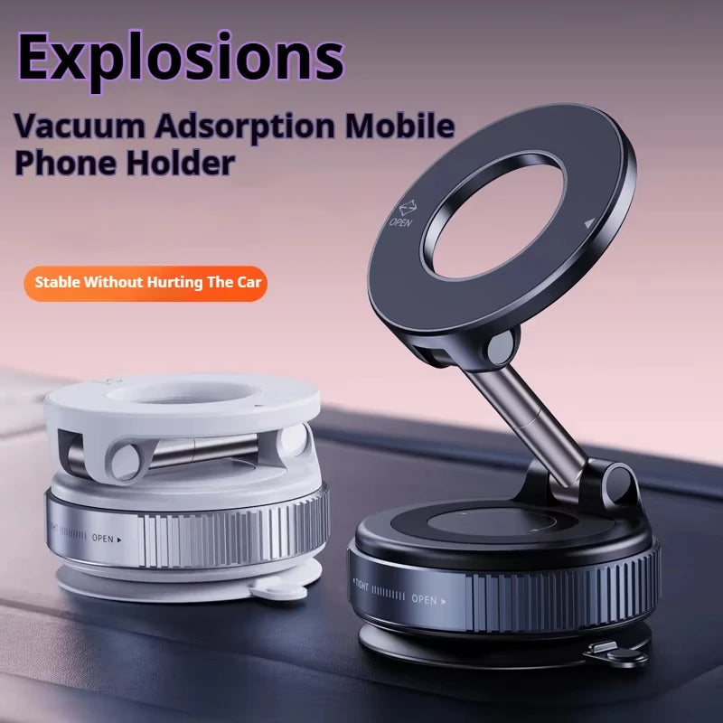 MagSafe Car Phone Holder – 360° Rotatable & Foldable